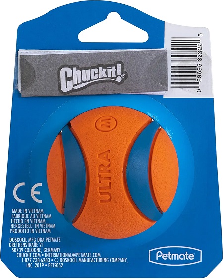 Chuckit! Ultra Ball Jouet pour Chien 1 Pièces Taille M