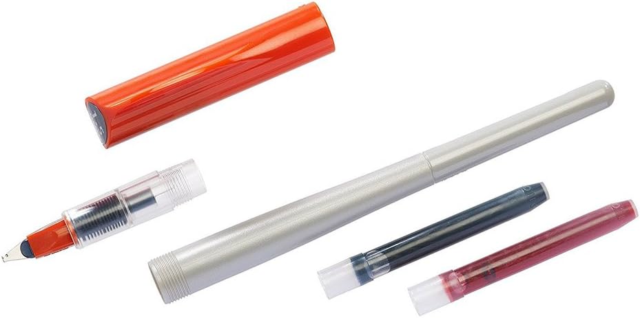 Stylo plume calligraphique Parallel Pen - PILOT - Corps rouge - Plume en acier - Largeur de plume: 0,5-1,3mm