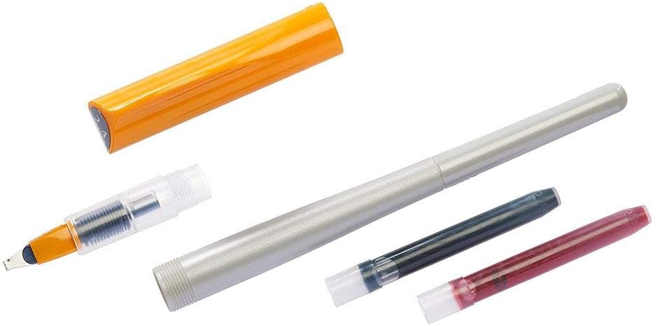 Stylo plume - PILOT - Parallel Pen - 2,4 mm - Corps jaune - Pointe large