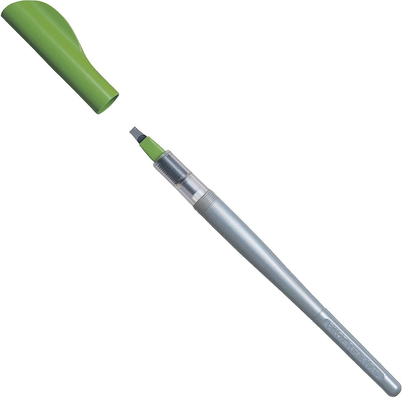 Stylo plume calligraphique - PILOT - Parallel Pen - Largeur de plume 0,5-3,6 mm - Vert