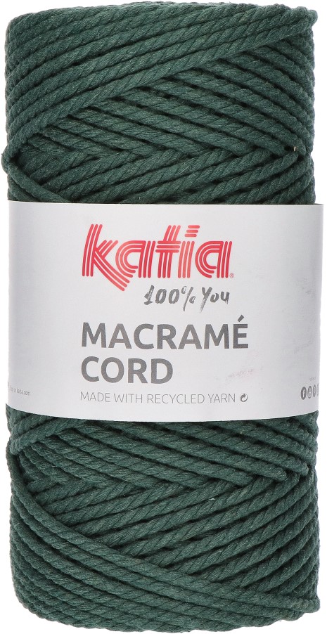  Katia Macramé Cord Couleur 108 Fil de macramé durable à nouer en matériaux recyclés 