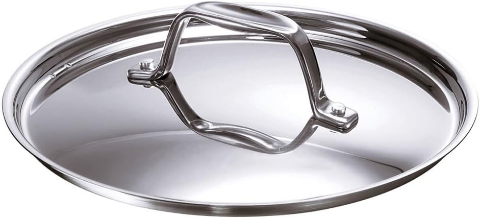 Bekaline 12069164 Chef Couvercle en acier inoxydable 16 cm, Argenté