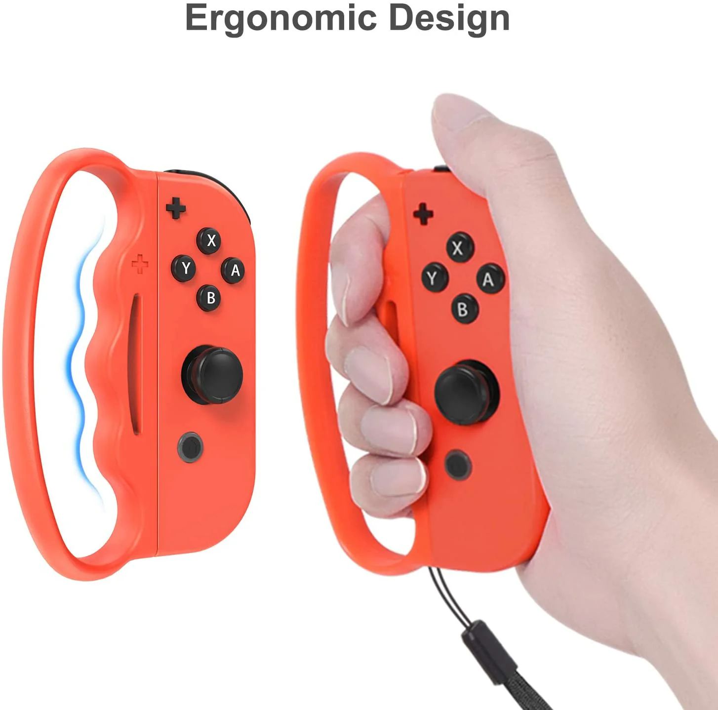 Poignée de boxe pour contrôleur gauche/droite, 2 pièces, pour jeu de Fitness Nintendo Switch
