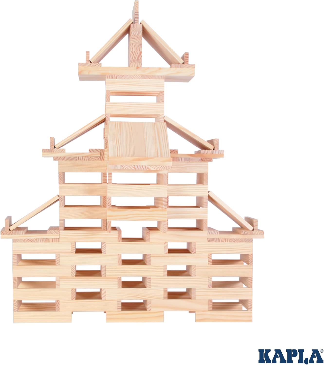 KAPLA Jeu de Construction avec 200 planchettes en Bois, Jouet en Bois, dès 2 Ans 