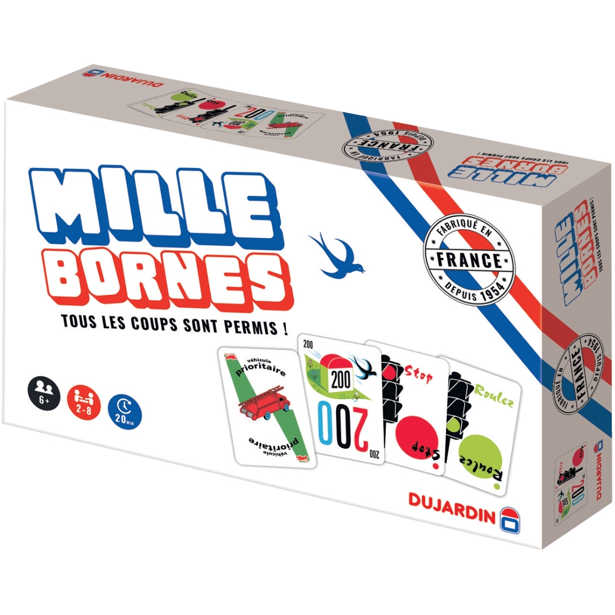 Mille bornes Classique - Jeu de société - DUJARDIN - Dès 6 ans