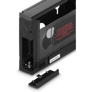 Hama Adaptateur cassette VHS-C/VHS '00044704' (Convertisseur vidéo, cassette adaptatrice motorisée, 6 mm) Noir