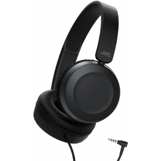 JVC, Caque Supra-aural Pliable, Télécommande et Micro pour Smartphones intégrés aux écouteurs, HA S31M-B-E (Noir)