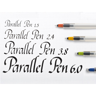 Stylo plume calligraphique - PILOT - Parallel Pen - Largeur de plume 0,5-3,6 mm - Vert