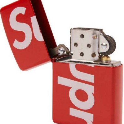 Supreme Logo Zippo Red