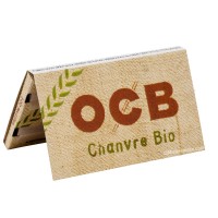 Carnet de 100 feuilles à rouler OCB Double Chanvre Bio. (lot de 5 paquets)