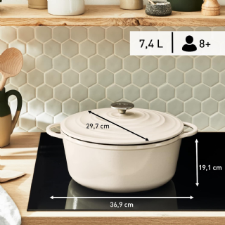 Tefal Faitout Lov E25905 29 cm Beige