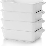 LOVECASA, Ramequin X4 blanc LC-BK-017