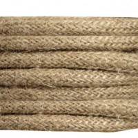 Câble tissu 2x0,75 mm², 3m corde. Textiles unis ou avec motifs. Suffisamment long (3m) pour sublimer votre suspension.
