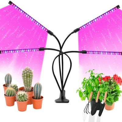 Lampe de Croissance pour Plantes 4 têtes 40W 80 LED