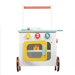 Chariot De Marche Cuisine - En Bois 