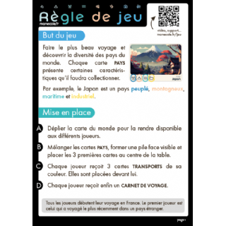 Panorama - jeu de societe