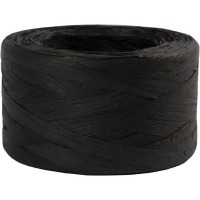 Rouleau Raphia Rafia noir de 200 mètres