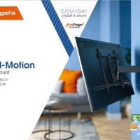 TVM 3425 Support Mural TV orientable pour téléviseurs 32-65 Pouces, Max. 25 kg,