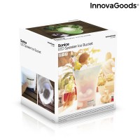  Seau à glaçons multifonctions avec une lumière LED et haut-parleur + Moule à glaçons Transparent