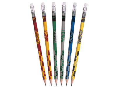 Maped - 6 Crayons Graphite Black'Peps Harry Potter HB avec Embout Gomme - Lot de 6 pour Dessin