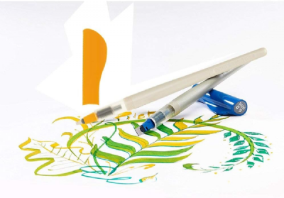 Stylo plume - PILOT - Parallel Pen - 2,4 mm - Corps jaune - Pointe large