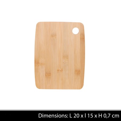 Planche à découper en bambou 20x15x0,8cm