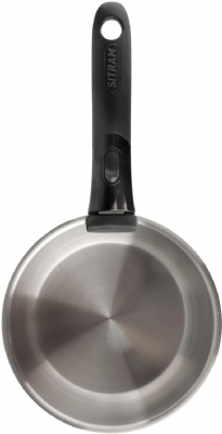 Sitram 713511 SITRAM-713511-Lot 3 casseroles 16+18+20cm Sitramovible Arpège en INOX, poignée Amovible-Tous Feux Dont Induction, Argent