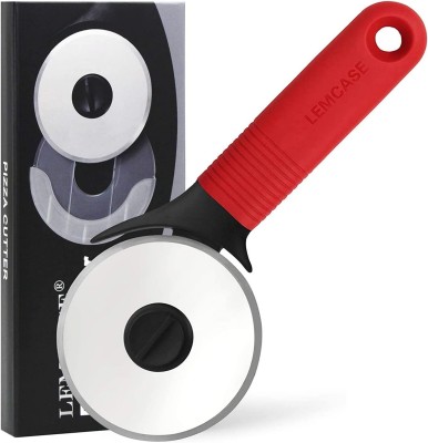 LEMCASE Roulette à Pizza rouge