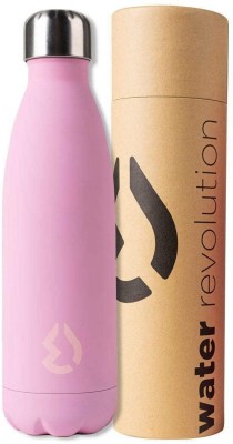 Bouteille Isotherme en INOX. Premium 500 ML Rose, Grande 