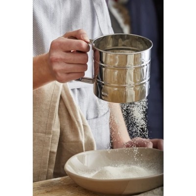   Tamis mécanique à farine en inox 10cm