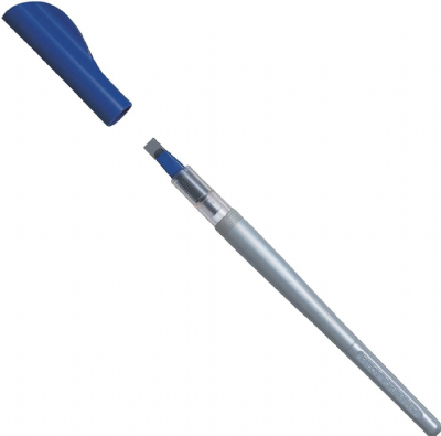 Stylo plume calligraphique - PILOT - Parallel Pen - Corps bleu - Plume en acier - Largeur 0,5-5,7mm