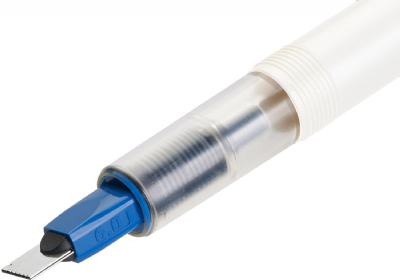 Stylo plume calligraphique - PILOT - Parallel Pen - Corps bleu - Plume en acier - Largeur 0,5-5,7mm