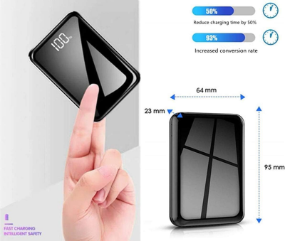  Lasuki Batterie Externe 13800mAh Mini Power Bank Charge Rapide 