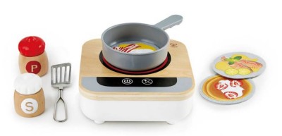 Poêle à frire interactive en bois – cuisine enfant