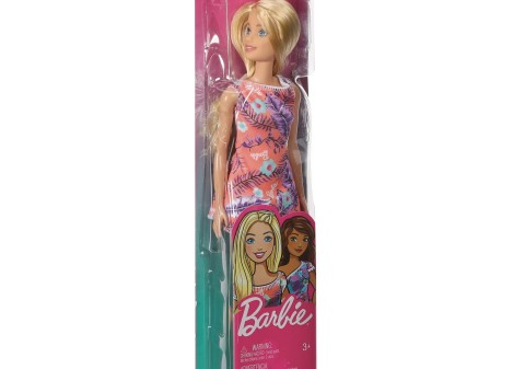 BARBIE en robe fleurs GBK92