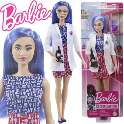 Barbie Métiers poupée Scientifique HCN11