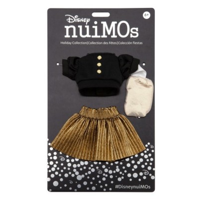 Disney Store Ensemble pull, jupe plissée et pochette pour petites peluches Disney nuiMOs