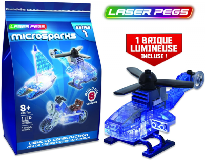 LASER PEGS, Véhicule, Construction, Brique Lumineuse, Jouet pour Enfants Dès 8 Ans, LAM00 