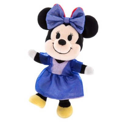 Disney Store Robe et noeud bleu de fête pour petites peluches Disney nuiMOs