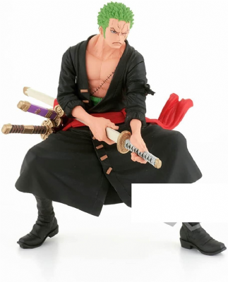Banpresto - One Piece King Of Artist The Roronoa Zoro-Wanokuni - II Statue 203548 Noir