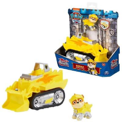 Véhicule et figurine Ruben Rescue Knights – La Pat’Patrouille