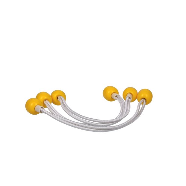 Ferlette à boule ø4mm - 30cm jaune x 3 3v43001a04