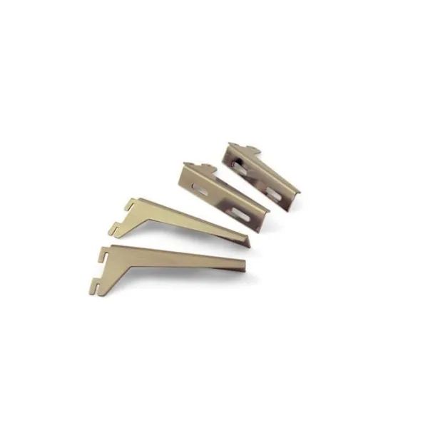 Lot de 4 équerres Archivita en laiton vieilli