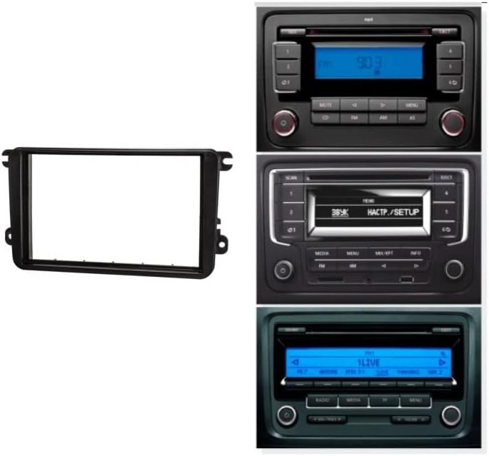 Cadre autoradio 2 DIN Sound Way compatible Volkswagen Skoda Seat