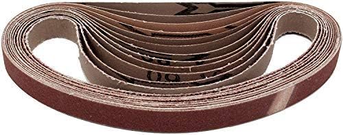Lot de 24 bandes abrasives en tissu Goodway 13 x 457 mm grain 80