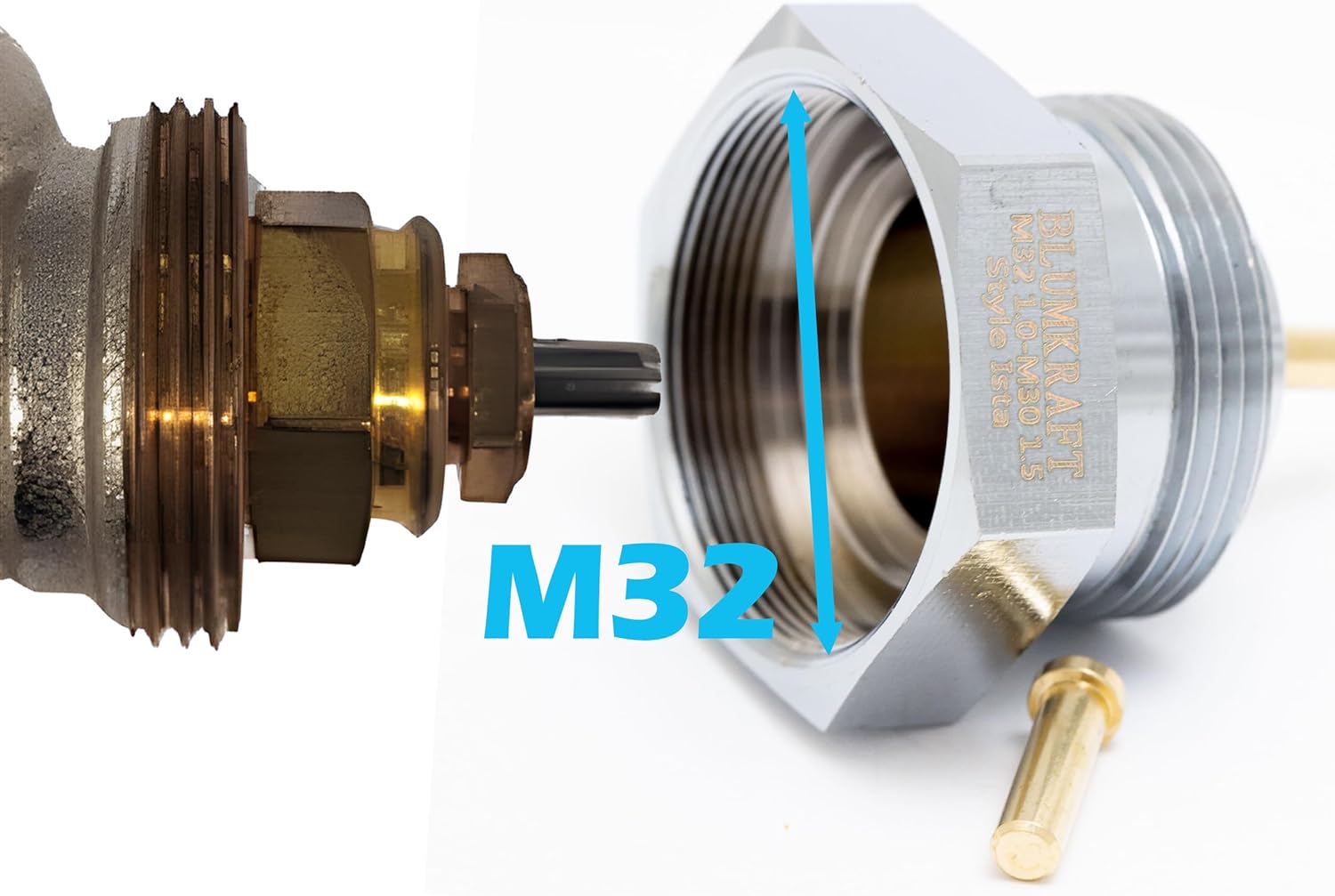 Adaptateur radiateur ISTA M32x1 vers M30x1,5 Blumkraft