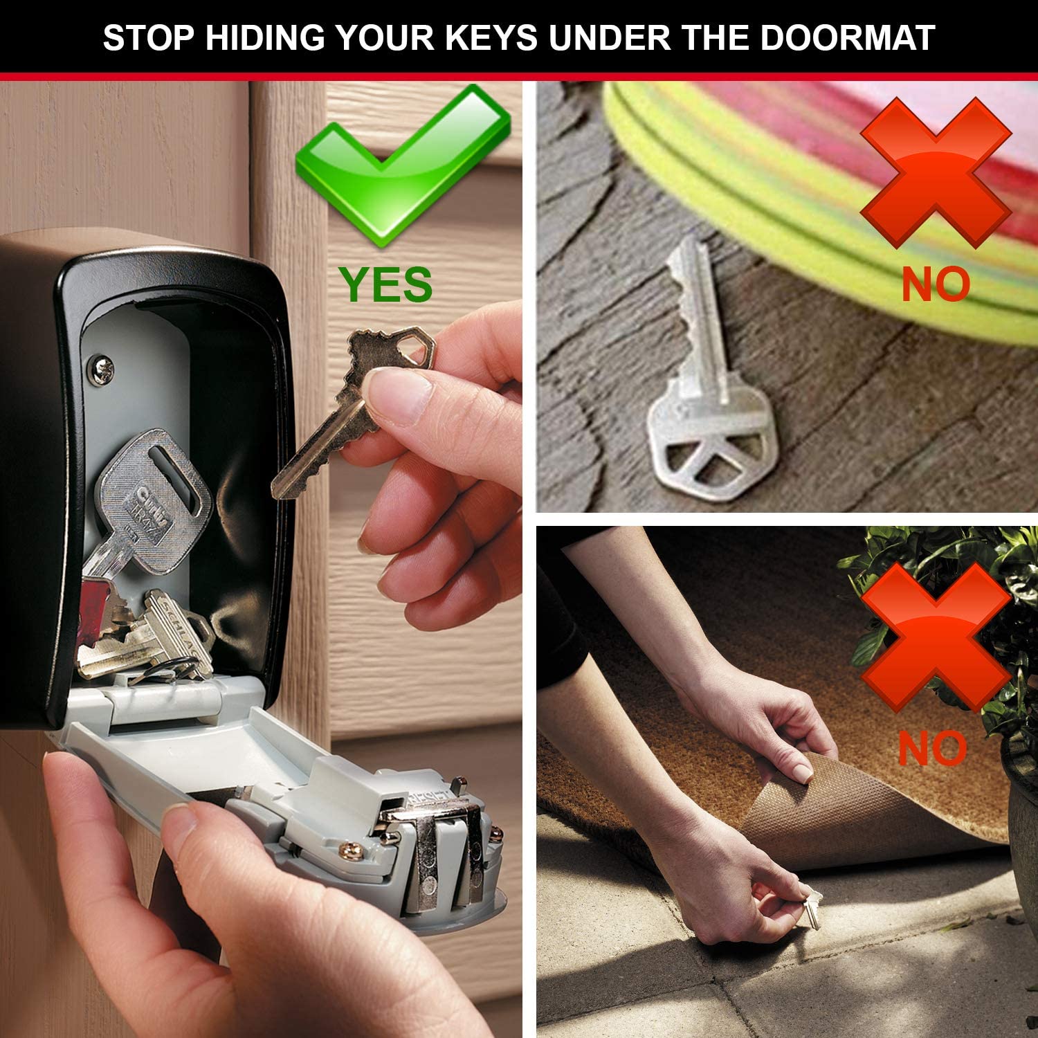  Master Lock Coffre à clés mural à combinaison 5401EURD