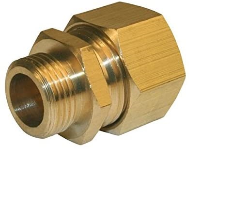 Raccord droit mâle laiton - bicone - pour tube cuivre (16 - 20x27) 