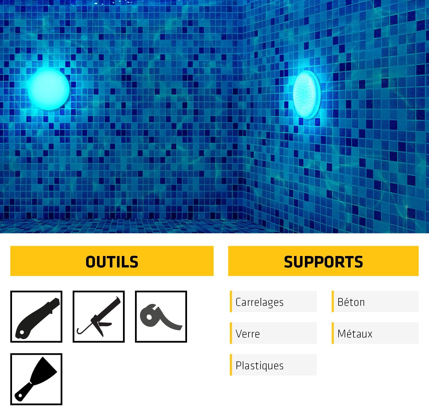 Mastic d'étanchéité - SIKA - Sikaseal 163 - Transparent - 300 ml - Spécial Piscine