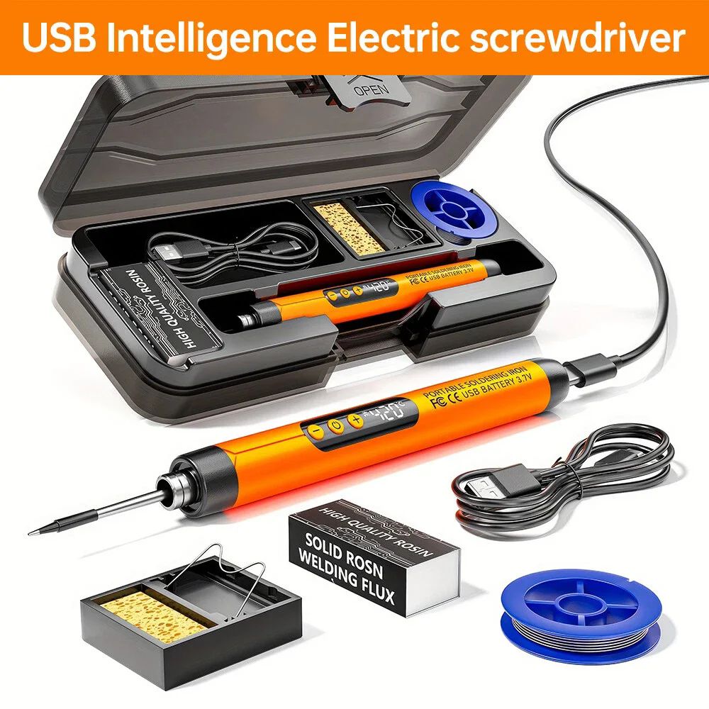 Fer à souder sans fil C200S USB-C 5V 8W avec pointes remplaçables